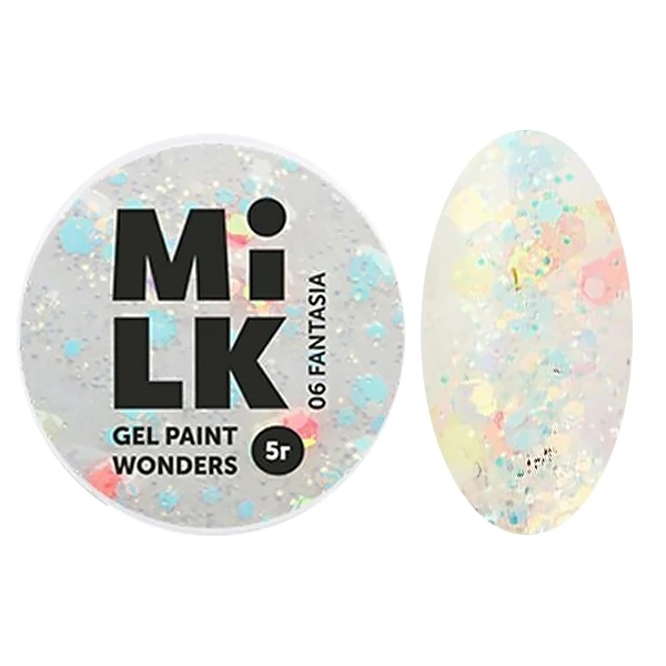 Гель-краска Milk Wonders 06 Fantasia, 5 г GP-M06