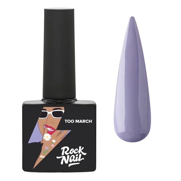 Гель-лак RockNail Too March March Mandess 947, 10 мл RN947