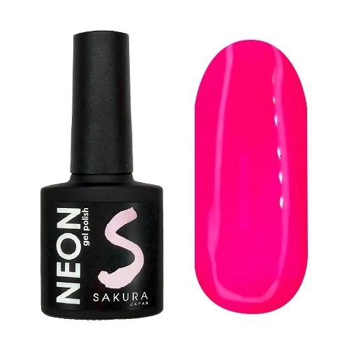 Гель-лак неоновый серия Neon 4, Sakura, 8 мл Ne004.