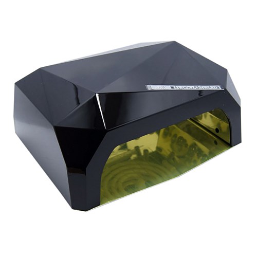 Гибридная CCFL UV LED-(12+24)W лампа с таймером (10,20,30 сек) Чёрная UL-24/2-B - фото 522835