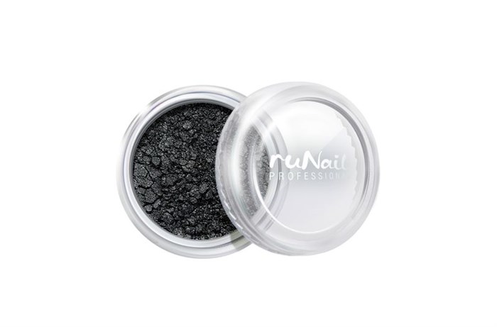 Дизайн для ногтей ruNail пыль, цвет: черный, матовый 2007 - фото 524600