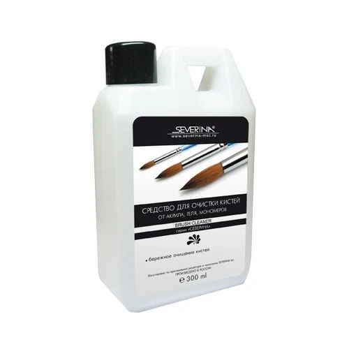 Жидкость для очистки кистей Severina Brush Cleaner, 300 мл 3795-s