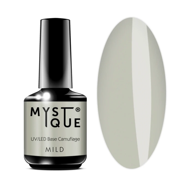 Камуфлирующая база для ногтей Mystique Mild, 15 мл MstBMD