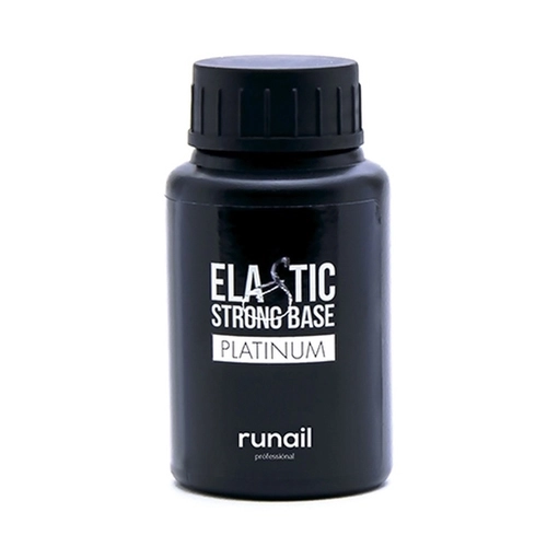 Каучуковая база для ногтей ruNail ELASTIC PLATINUM, 30 мл 3399