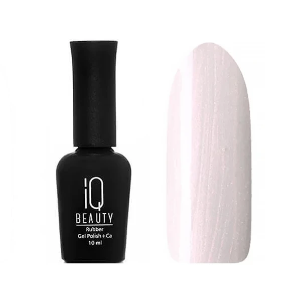 Каучуковый гель-лак IQ BEAUTY №107 с кальцием, 10 мл, INFLUENCER Dove of peace IQGP107