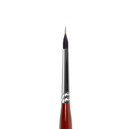Кисть графическая из волоса сибирского колонка и белки №5  Roubloff DKG3R-5 - фото 529872