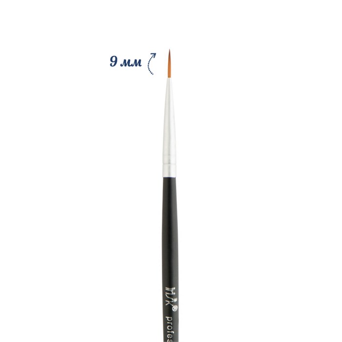 Кисть для дизайна IRISK Uni Styler №0 натуральный ворс (соболь), в тубе К378-01 - фото 530420