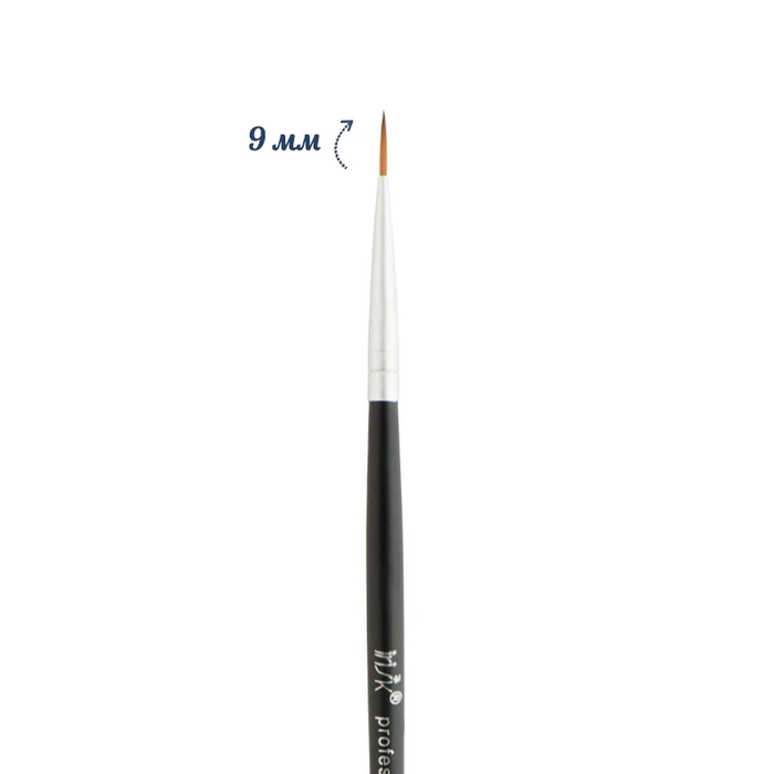 Кисть для дизайна IRISK Uni Styler №0 натуральный ворс (соболь), в тубе К378-01