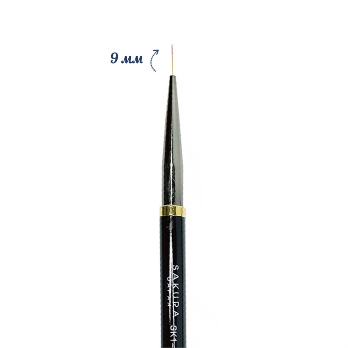 Кисть для дизайна Sakura №2, длина ворса 9 мм SK1-02 - фото 530589