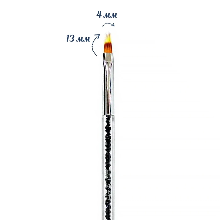 Кисть+дотс Elpaza Professional (для омбре), в тубе ep/k-01B
