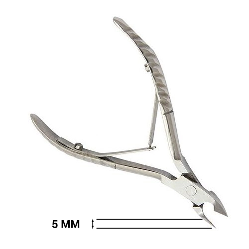 Кусачки для кутикулы Metaleks профессиональные, двойная пружина,ажурные, 5 мм RCN-125/5