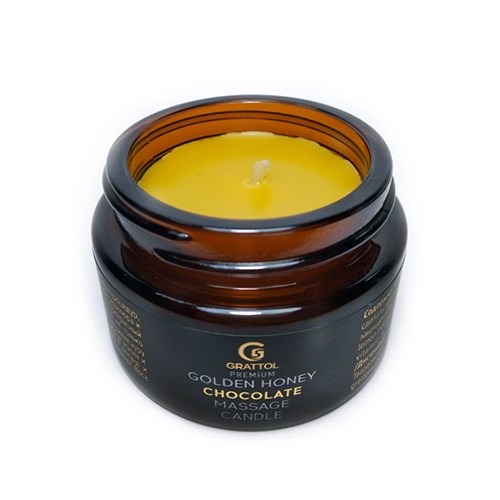 Массажная свеча для кожи Grattol Premium Massage Candle Chocolate, 30 мл GPMC04 - фото 536159
