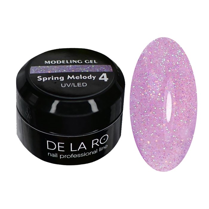 Моделирующий гель однофазный Spring Melody 4 Delaro, 15 г Del/MgSM4-15