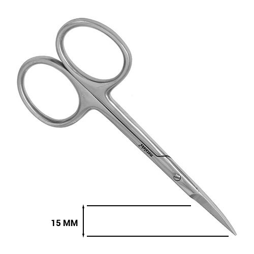 Ножницы для кутикулы Metaleks, 10 см RMS-01RP - фото 539425