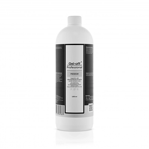 Обезжириватель PRIDE cosmetic GEL-OFF PREMIUM, для снятия липкого слоя, 1 000 мл Pr/1667