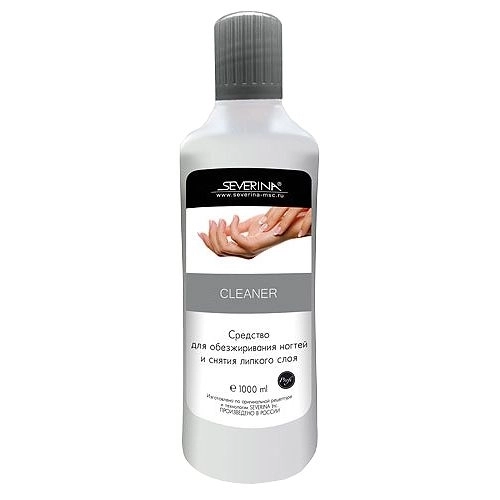Обезжириватель Severina Cleaner, снятие липкого слоя, 1 000 мл 1097-s