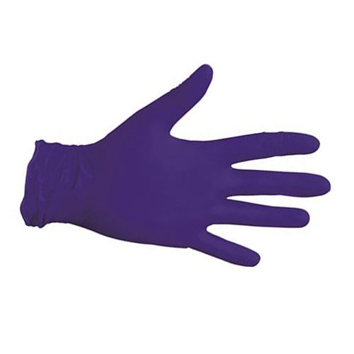 Перчатки нитриловые фиолетовые NitriMax-Nitrile, размер L , 100шт/упк NLF - фото 541896