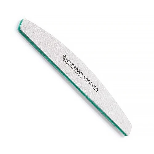 Пилка Monami, форма - лодочка, абразивность 100/150 грит mi/pl1015