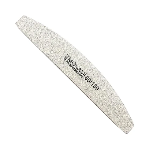 Пилка Monami, форма - лодочка, абразивность 80/100 грит mi/pl8010