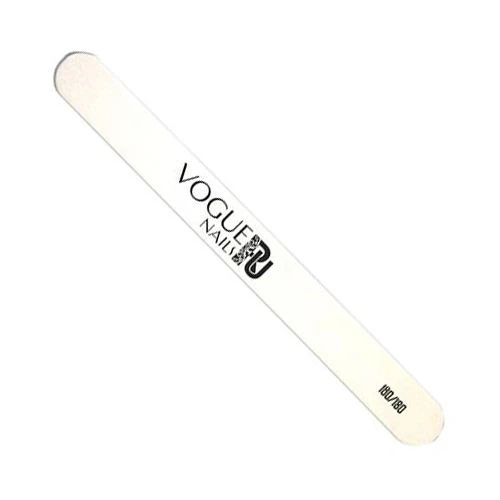 Пилка Vogue Nails узкая и тонкая, абразивность 180/180 грит vg/S003