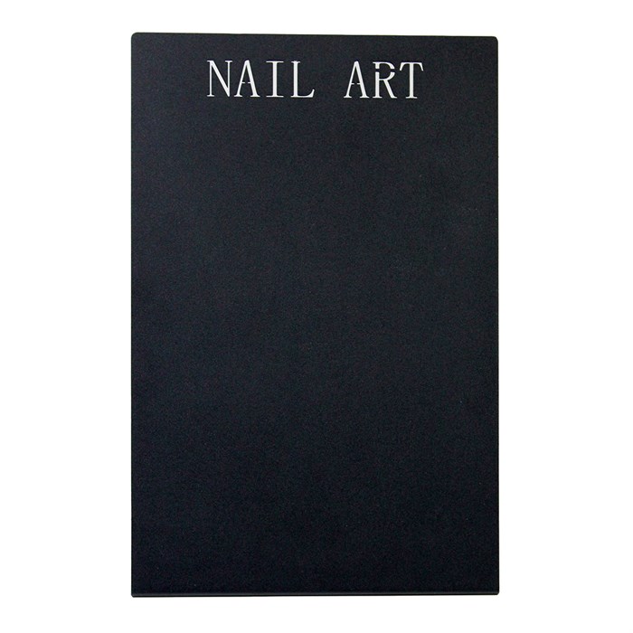 Планшет-палитра для демонстрации дизайна Nail Art (set black), 26*17см (10 шт.) PLSETB - фото 543643