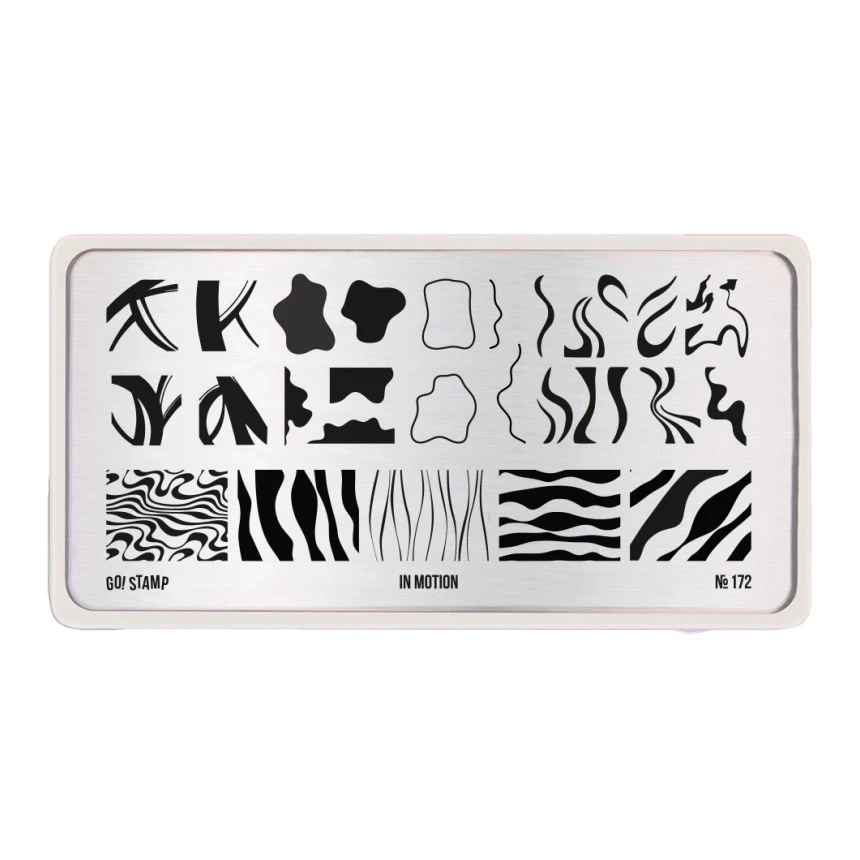 Пластина для стемпинга Go Stamp 172 In Motion GS172PL