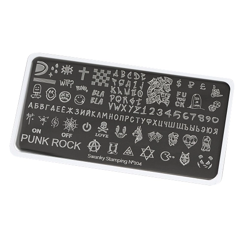 Пластина для стемпинга Swanky Stamping №104 SS104