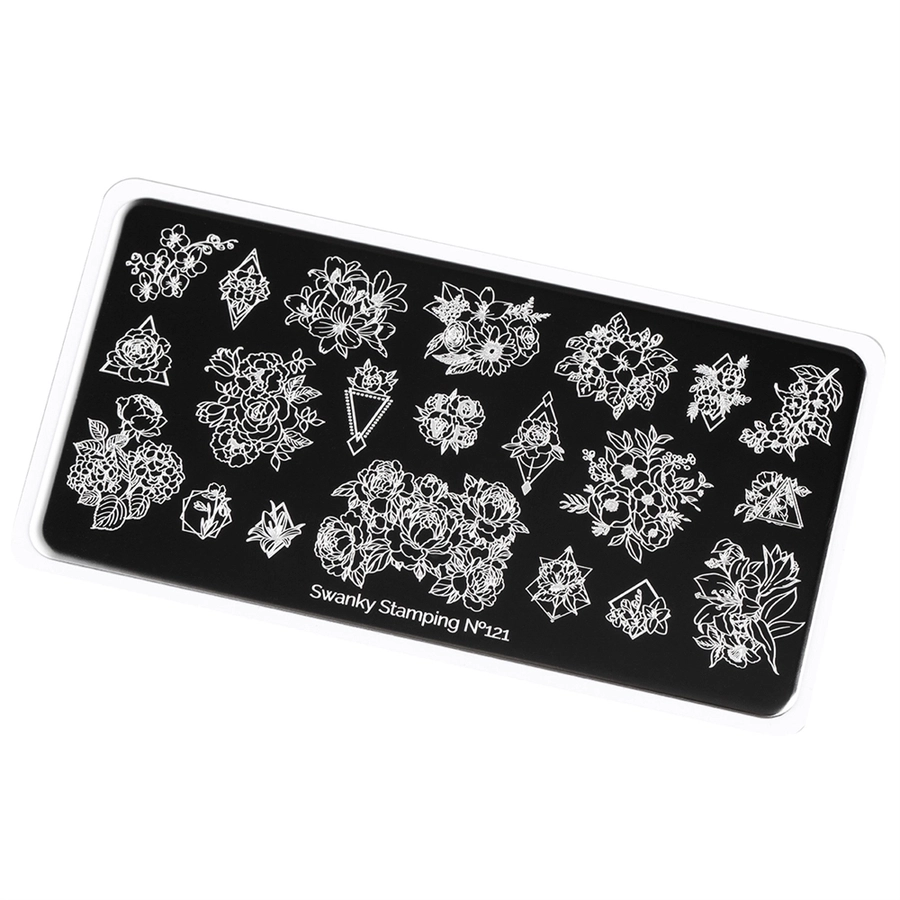 Пластина для стемпинга Swanky Stamping №121 SS121