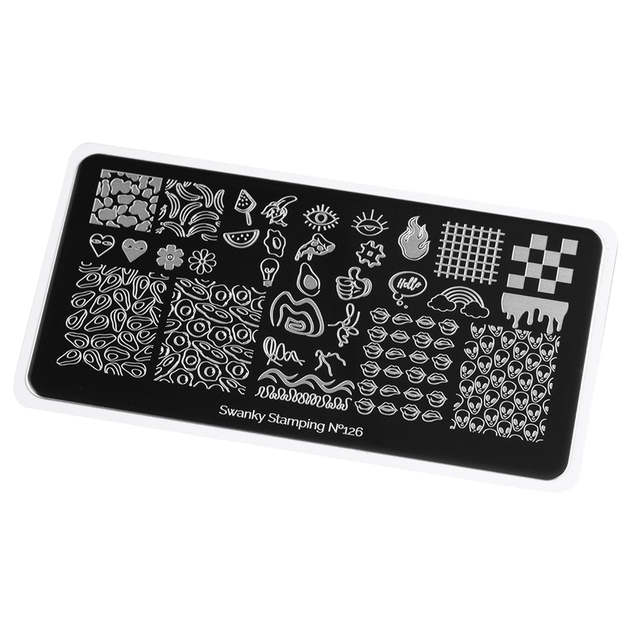 Пластина для стемпинга Swanky Stamping №126 SS126