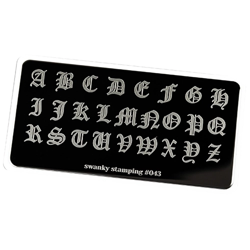 Пластина для стемпинга Swanky Stamping №43 SS043