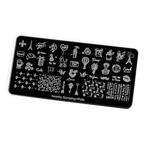 Пластина для стемпинга Swanky Stamping №81 SS081