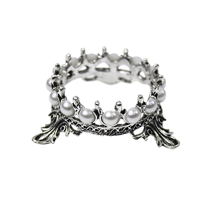 Подставка для кистей Antique Silver, форма короны NBHB-06S - фото 545735