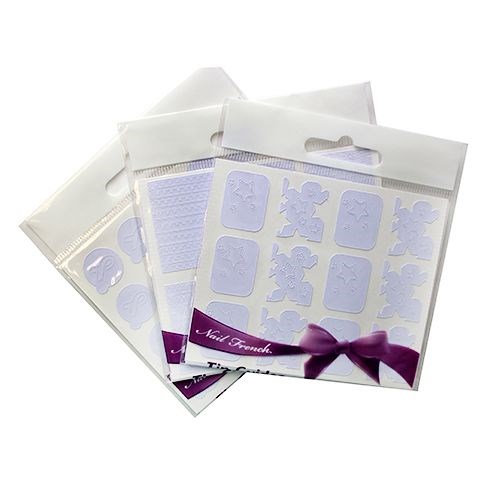 Полоски фигурные для маникюра Nail Vinyls (в ассорт.) NV/PF - фото 546445
