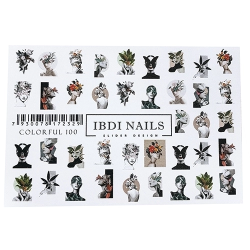 Слайдер дизайн COLORFUL №100, IBDI Nails id/COLORFUL100