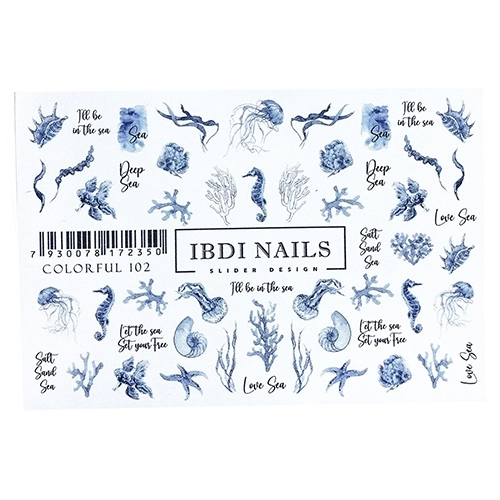 Слайдер дизайн COLORFUL №102, IBDI Nails id/COLORFUL102