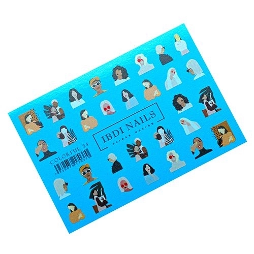 Слайдер дизайн COLORFUL №34, IBDI Nails id/COLORFUL34