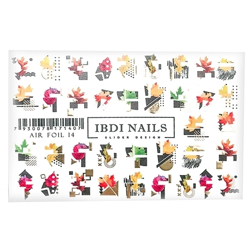 Слайдер дизайн IBDI Nails AIR FOIL 14 id/AIRF14