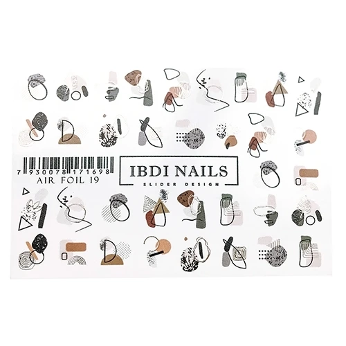 Слайдер дизайн IBDI Nails AIR FOIL 19 id/AIRF19