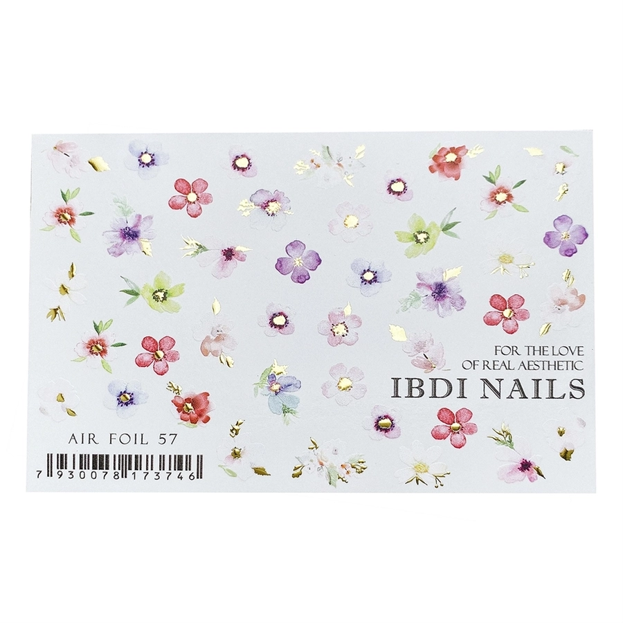 Слайдер дизайн IBDI Nails AIR FOIL 57 id/AIRF57