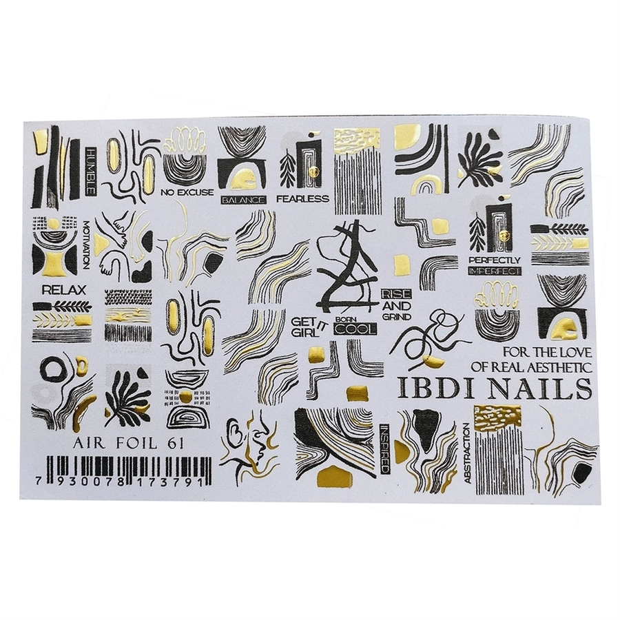 Слайдер дизайн IBDI Nails AIR FOIL 61 id/AIRF61