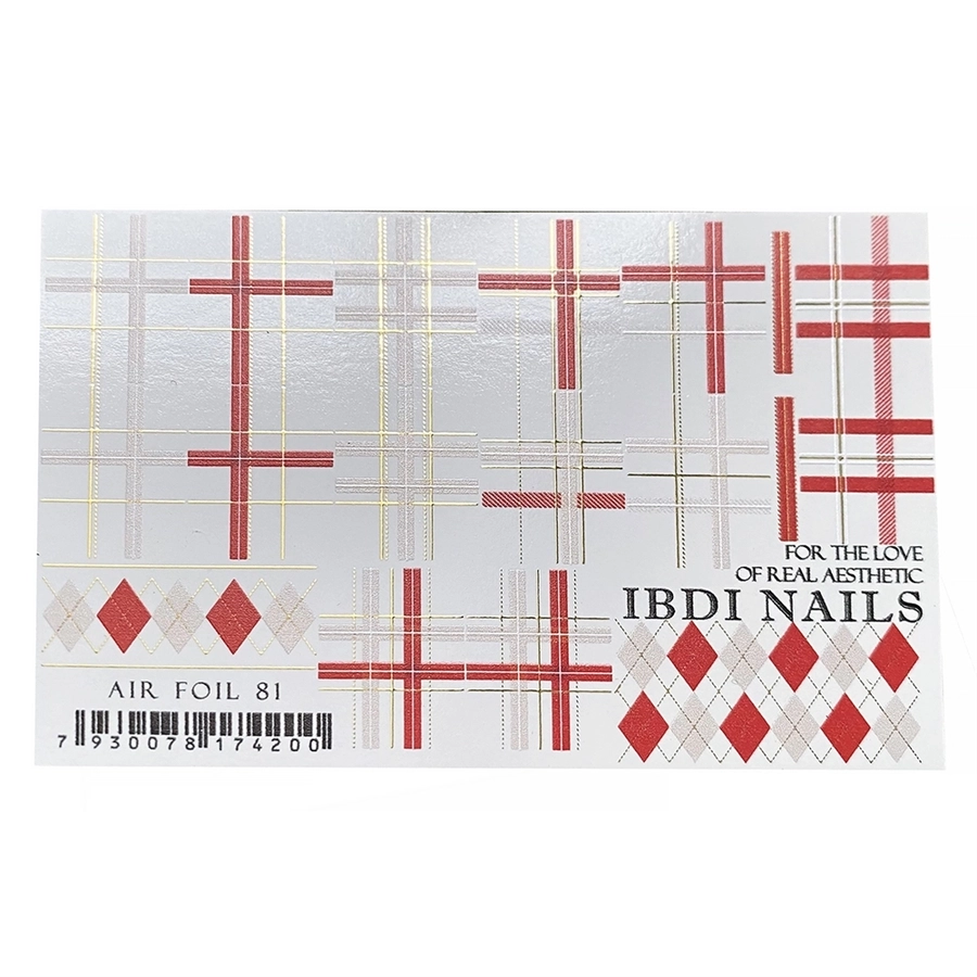 Слайдер дизайн IBDI Nails AIR FOIL 81 id/AIRF81