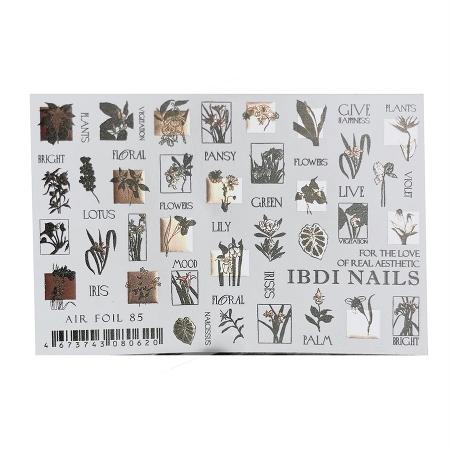 Слайдер дизайн IBDI Nails AIR FOIL 85 id/AIRF85