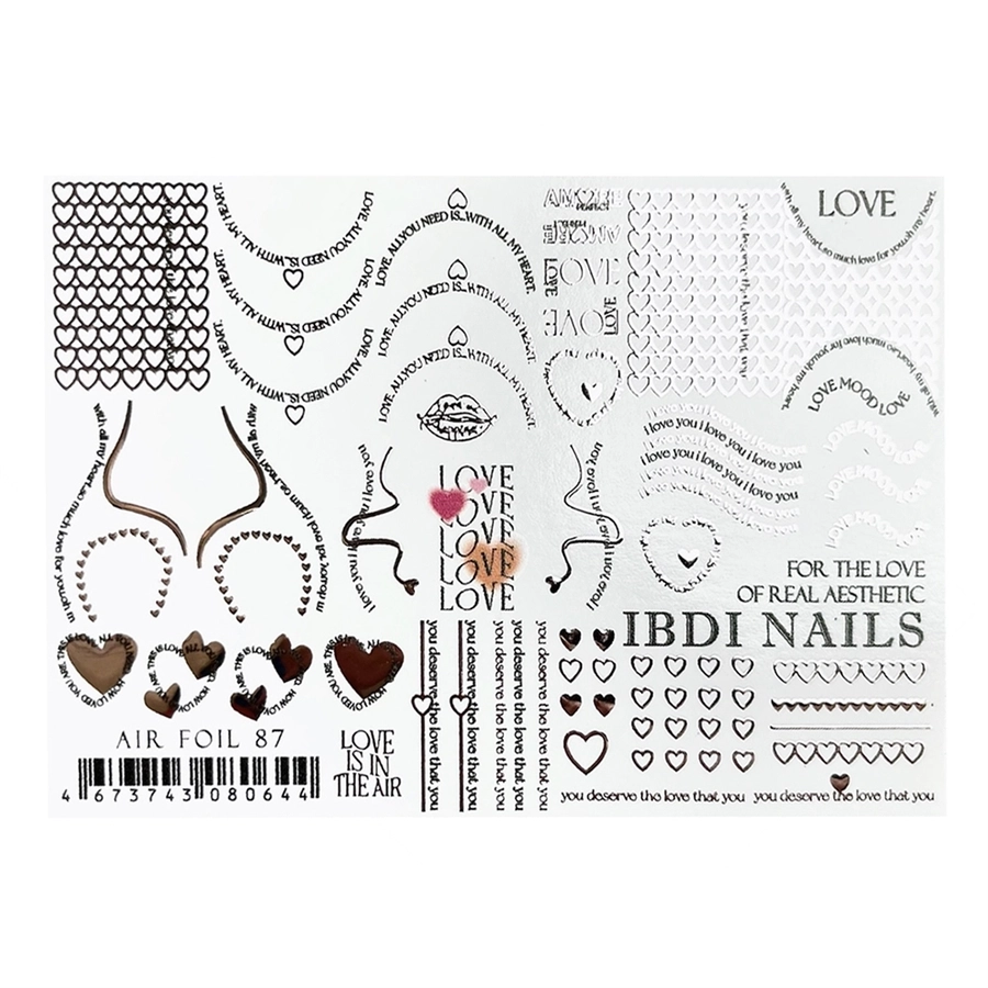Слайдер дизайн IBDI Nails AIR FOIL 87 id/AIRF87