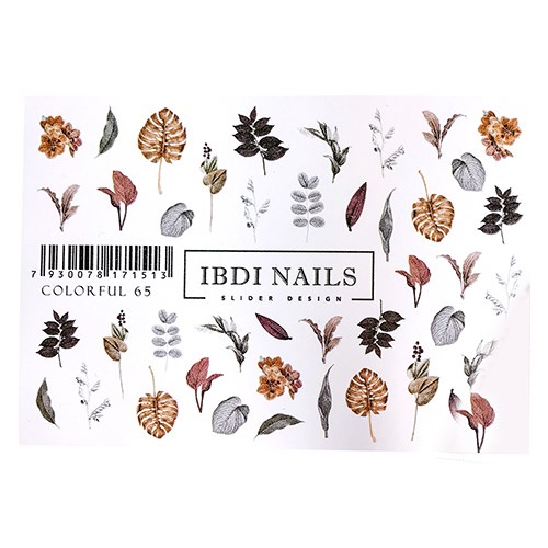 Слайдер дизайн IBDI Nails COLORFUL №65 id/COLORFUL65 - фото 549416
