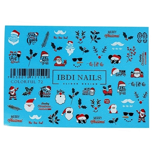 Слайдер дизайн IBDI Nails COLORFUL №72 id/COLORFUL72