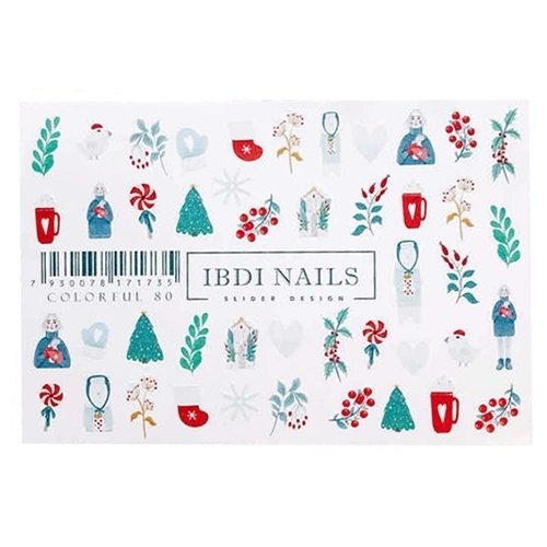 Слайдер дизайн IBDI Nails COLORFUL №80 id/COLORFUL80