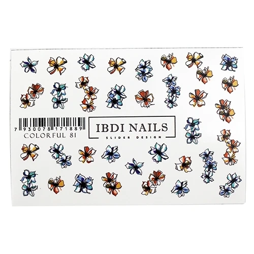 Слайдер дизайн IBDI Nails COLORFUL №81 id/COLORFUL81