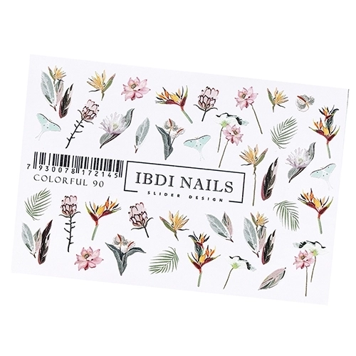 Слайдер дизайн IBDI Nails COLORFUL №90 id/COLORFUL90