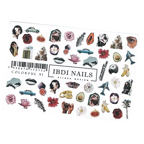 Слайдер дизайн IBDI Nails COLORFUL №91 id/COLORFUL91