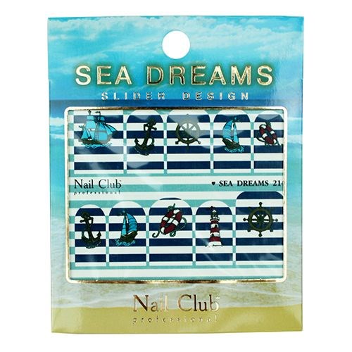 Слайдер-дизайн Sea Dreams, Nail Club nc/sd10 - фото 550730